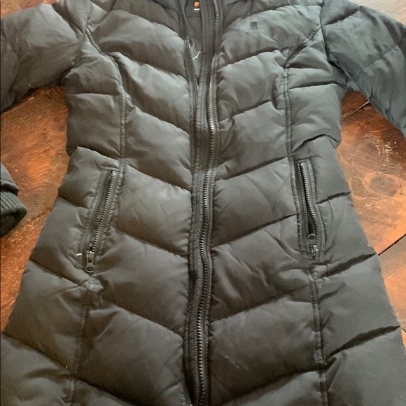 Women's Black Quilted Coat - Picture 4 of 9